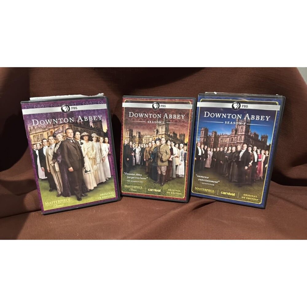 PBS Downtown Abbey  DVD Set of 3 Collection